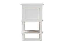 Load image into Gallery viewer, Baxton Studio Audrey Country Cottage Farmhouse White Finished 2-Drawer Nightstand