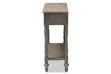 Load image into Gallery viewer, Baxton Studio Noemie Country Cottage Farmhouse Brown Finished 2-Drawer Console Table
