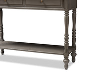 Load image into Gallery viewer, Baxton Studio Noemie Country Cottage Farmhouse Brown Finished 2-Drawer Console Table