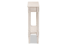 Load image into Gallery viewer, Baxton Studio Ariella Country Cottage Farmhouse Whitewashed 1-Drawer Console Table