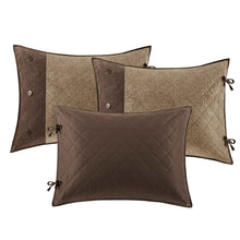 Load image into Gallery viewer, Madison Park Boone 100% Polyester 6Pcs Day Bed Cover- Brown MP13-6572 By Olliix