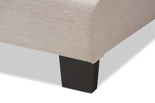 Load image into Gallery viewer, Baxton Studio Audrey Modern and Contemporary Light Beige Fabric Upholstered Full Size Bed