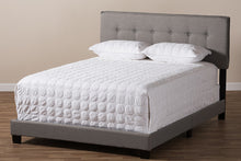Load image into Gallery viewer, Baxton Studio Audrey Modern and Contemporary Light Grey Fabric Upholstered King Size Bed