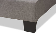 Load image into Gallery viewer, Baxton Studio Vivienne Modern and Contemporary Light Grey Fabric Upholstered Full Size Bed