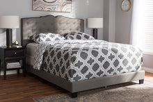 Load image into Gallery viewer, Baxton Studio Vivienne Modern and Contemporary Light Grey Fabric Upholstered Full Size Bed