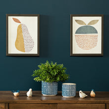 Load image into Gallery viewer, Ornamental Blue and White Ceramic Pot (Set of 2)