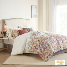 Load image into Gallery viewer, Mariana 7 Piece Cotton Printed Comforter Set KingMP10-7091 By Olliix