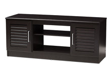 Load image into Gallery viewer, Baxton Studio Gianna Modern and Contemporary Wenge Brown Finished TV Stand