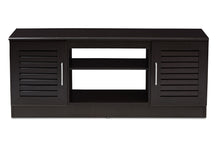 Load image into Gallery viewer, Baxton Studio Gianna Modern and Contemporary Wenge Brown Finished TV Stand