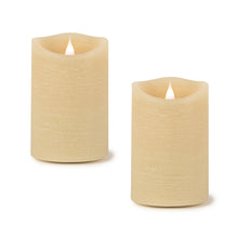 Load image into Gallery viewer, Cream Simplux LED Designer Wax Candle with Remote (Set of 2)