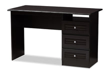 Load image into Gallery viewer, Baxton Studio Carine Modern and Contemporary Wenge Brown Finished Desk