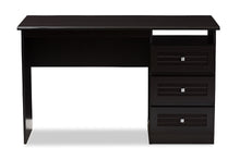 Load image into Gallery viewer, Baxton Studio Carine Modern and Contemporary Wenge Brown Finished Desk