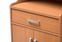 Load image into Gallery viewer, Baxton Studio Lowell Modern and Contemporary Brown Wood Finish Kitchen Cabinet