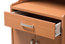 Load image into Gallery viewer, Baxton Studio Lowell Modern and Contemporary Brown Wood Finish Kitchen Cabinet