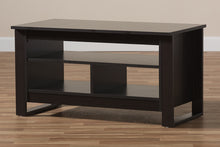 Load image into Gallery viewer, Baxton Studio Nerissa Modern and Contemporary Wenge Brown Finished Coffee Table