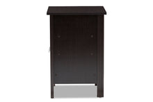 Load image into Gallery viewer, Baxton Studio Hamish Modern and Contemporary Wenge Brown Finished 1-Drawer Nightstand