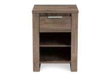 Load image into Gallery viewer, Baxton Studio Laverne Modern and Contemporary Oak Brown Finished 1-Drawer Nightstand