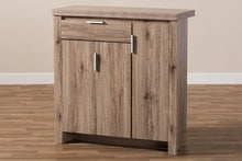 Load image into Gallery viewer, Baxton Studio Laverne Modern and Contemporary Oak Brown Finished Shoe Cabinet
