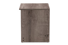 Load image into Gallery viewer, Baxton Studio Gallia Modern and Contemporary Oak Brown Finished 2-Drawer Nightstand