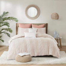 Load image into Gallery viewer, Kara Cotton Jacquard Comforter Set - King/Cal King II10-1150