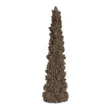 Load image into Gallery viewer, Pine Cone Holiday Tree DŽcor (Set of 2)