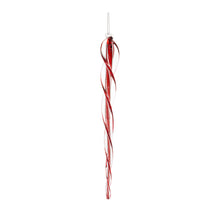 Load image into Gallery viewer, Spiral Glass Icicle Drop Ornament (Set of 6)