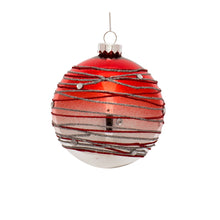 Load image into Gallery viewer, Beaded Ombre Glass Tree Ornament (Set of 6)