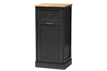 Load image into Gallery viewer, Baxton Studio Marcel Farmhouse and Coastal Dark Grey and Oak Brown Finished Kitchen Cabinet