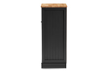 Load image into Gallery viewer, Baxton Studio Marcel Farmhouse and Coastal Dark Grey and Oak Brown Finished Kitchen Cabinet