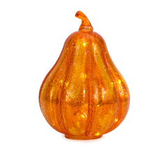 Load image into Gallery viewer, LED Lighted Mercury Glass Pumpkin DŽcor (Set of 4)