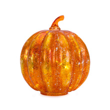 Load image into Gallery viewer, LED Lighted Mercury Glass Pumpkin DŽcor (Set of 4)