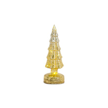Load image into Gallery viewer, LED Lighted Mercury Glass Holiday Tree DŽcor (Set of 3)
