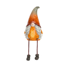 Load image into Gallery viewer, Terra Cotta Pumpkin Gnome with Dangle Legs (Set of 2)