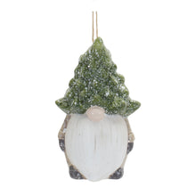 Load image into Gallery viewer, Terra Cotta Gnome with Pine Tree Hat Ornament (Set of 2)