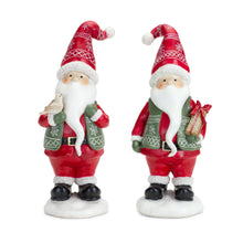 Load image into Gallery viewer, Nordic Winter Santa Figurine (Set of 2)