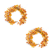 Load image into Gallery viewer, Fall Gingko Leaf Twig Garland (Set of 2)