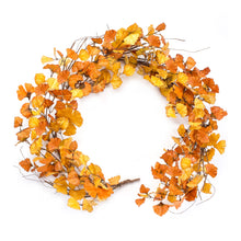 Load image into Gallery viewer, Fall Gingko Leaf Twig Garland (Set of 2)