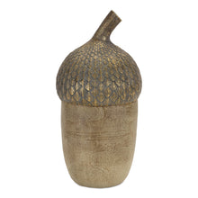 Load image into Gallery viewer, Acorn Lid Box with Wood Grain Design (Set of 2)