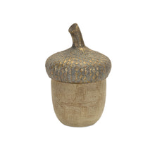 Load image into Gallery viewer, Acorn Lid Box with Wood Grain Design (Set of 2)