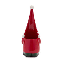Load image into Gallery viewer, Stone Holiday Gnome Figurine with Present Accent (Set of 2)