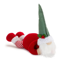 Load image into Gallery viewer, Plush Gnome Shelf Sitter with Holly Accent (Set of 2)