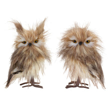 Load image into Gallery viewer, Furry Winter Owl Foam Decoration (Set of 4)