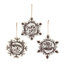 Load image into Gallery viewer, Cut Cookie Design Snowflake Ornament (Set of 12)