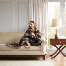 Load image into Gallery viewer, Beautyrest Zuri Oversized Faux Fur Heated Throw -50X70" Br54-0853
