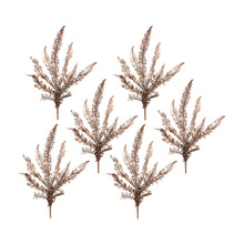 Load image into Gallery viewer, Icy Winter Fern Spray (Set of 6)