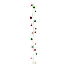 Load image into Gallery viewer, LED Lighted Sleigh Bell String Garland (Set of 12)