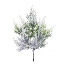 Load image into Gallery viewer, Snowy Flocked Pine Pick with Varigated Foliage (Set of 6)