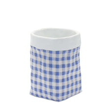 Load image into Gallery viewer, Gingham Sack Design Stone Planter (Set of 2)