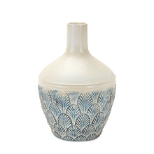 Load image into Gallery viewer, Geometric Leaf Print Vase (Set of 3)