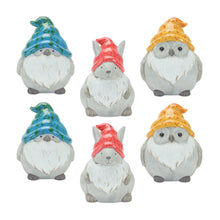 Load image into Gallery viewer, Whimsical Animal Gnome Garden Statue (Set of 12)